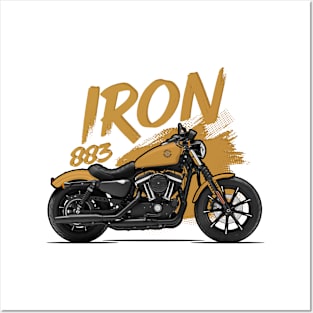 Iron 883 - Yellow Posters and Art